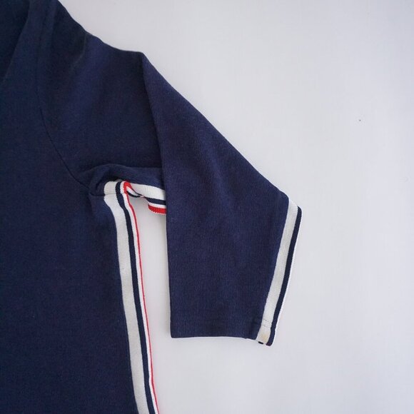 Vintage L.A. Blues USA Navy V-Neck Sweater Collegiate Blokecore 90s Style L - Picture 4 of 10